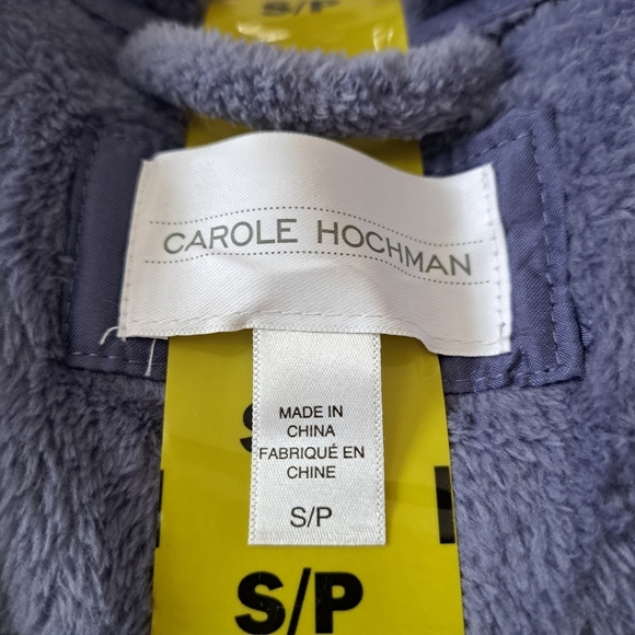 Carole Hochman Plush Robe Women's Small Purple Sleepwear Lounge Robe - Picture 6 of 12